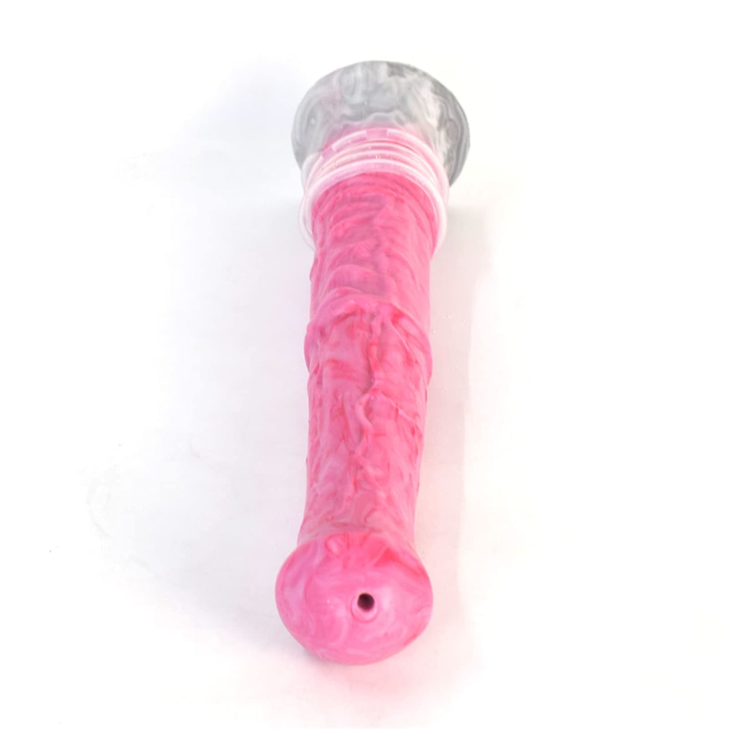 +7sueflly 11.22'' Huge Horse Dildo, Lifelike Animal Ejaculating Dildo, Silicone Squirting Dildo with Suction Cup, Flexible Dildo Adult Sex Toy for Couples (Red)