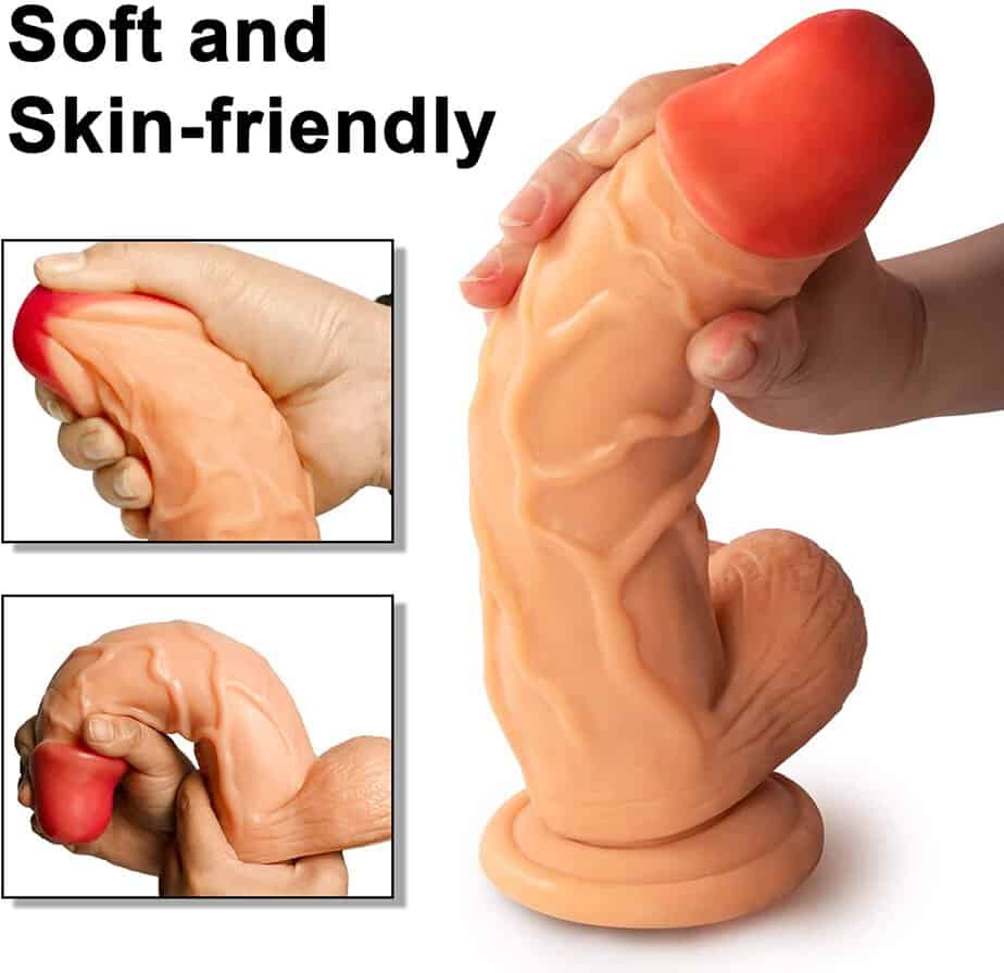 Huge XL Realistic Dildo 9.8 inch Dildo - Image 5