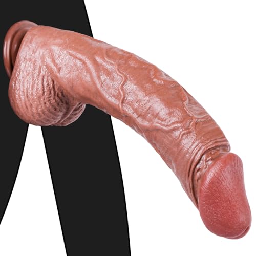 14.17 Inch Super Long Huge Giant Thick Big Realistic Dildo for Deepest Sex, 2.87 Inch Diameter Extra Wide Anal Dildo with Strong Suction Cup, Large Girth XXL Dildo for Women Men for Advanced Players